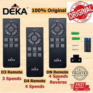 DEKA/KRONOS REMOTE CONTROL R5 D5/ D4 & R4 REMOTE 4SPEED REMOTE / D3 & R3 REMOTE 3 SPEED REMOTE / DN 