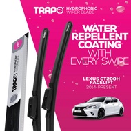 Trapo Hydrophobic Car Wiper Blade for Lexus CT200H Pre-Facelift (2011-2013) // CT200H Facelift (2014