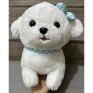 Mameshiba Pup Girls Bow Bichon Frise Plush