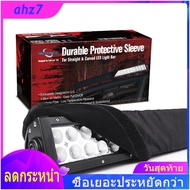 【 ร้อนแรง 】32 Auto Universal Fitment ฝาครอบไนล่อนตรงโค้งไฟ LED บาร์อุปกรณ์ป้องกันระดับพรีเมียมแขนกระ