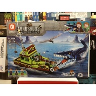 FC 3724 Rescue Ship Dinosaur Park Assembly Toy 888 Pieces
