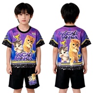Junior Kids Jersey Set Ages 2-7 Years Kicau Mania Printing Latest Trend