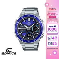 [ของแท้] CASIO นาฬิกาข้อมือผู้ชาย EDIFICE รุ่น EFV-C110D-2AVDF สายสเตนเลสสตีล สีน้ำเงิน