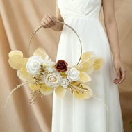 Decorative Wall Hanging Bohemian Garland Holding Flower Garland Wedding Home Simulation Flower Deskt