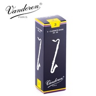 Original France Vandoren Bass Clarinet Traditional Reeds CR1225CR123 Strength 2.5# 3.0# Box of 5 piece