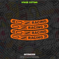 Oz racing rim cutting sticker