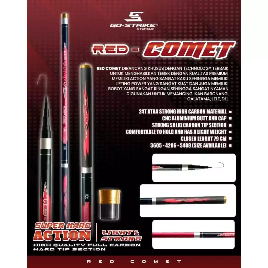 JORAN TEGEK VERSUS GO-STRIKE RED COMET(SUPER HARD ACTION) 360 450 540 CARBON