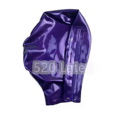 New handmade Latex Hood Mask with Honeycomb Eyes for Catsuit Cosplay Party Fetish Tight Mystery Rubb