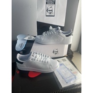 (Real Picture + Full Accessories) Stan Smith Sneakers With Black Heel 1; 1