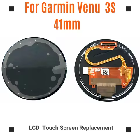 For Garmin Watch Venu 3S 41mm LCD Display Touch Screen Replacement