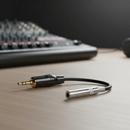 Anti-Interference 1/4 Inch Female to  Male Cable Double Shielded 6.35mm Female to XLR Male Adapter P