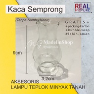 Kaca Semprong Lampu Ublik Teplok Minyak Tanah Rukun Bagong HK Haka Jadul