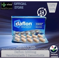 (Strip/Box) Daflon 1000mg Acute Hemorrhoids Piles 痔疮 Ubat Buasir Varicose Vein Leg Sakit Urat