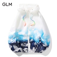 GLM คลุมด้วยผ้ากันแดดเสื้อผ้าผู้ชายบางส่วนเสื้อผ้าป้องกันแสงแดดผ้าไหมน้ำแข็งแห้งเร็วเสื้อผ้าป้องกันแ