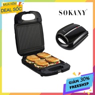Bread Toaster, Sandwich Press, Egg Fryer, SOKANY Breakfast