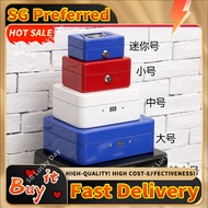 [cash box]Double Layer Money Storage Box Iron Cash Box Coins And Jewel Deposit Security FHMZ PMVT