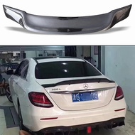 For Mercedes Benz E Class W213 E200 E300 E400 E550  2017-2020 Carbon Fiber Car Spoiler Black Color S