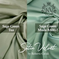 [✅Garansi] Kain Satin Velvet Per Roll X 150Cm Lebar Premium