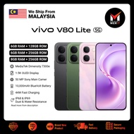Vivo V80 Lite 5G Smartphone | Mediatek Dimensity 7300e | 6.83" AMOLED Display | 10,000 mAh Battery