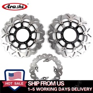 Arashi 1 Set Front Rotors Rear Brake Disc For HONDA CBR1000RR CBR1000 2004 2005 / CBR600RR 2003-2015