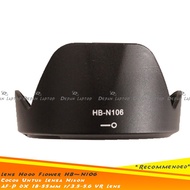 LensHood HB-N106 For Nikon AF-P DX NIKKOR 18-55mm F3.5-5.6G VR kit lens