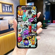 HP Samsung A80 Case Latest Motif Shiny Case - New Glossy Case casing Samsung A80hp [GRAFITY MOTIF] -