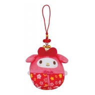 SANRIO - My Melody 港版 2020 鼠年 賀年 達摩 造型 毛絨 公仔 毛公仔 吊飾 掛飾 掛件 新年 裝飾 美樂蒂