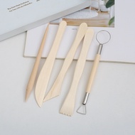 Set of 5 wooden clay sculpting tools clay tools air dry clay tools