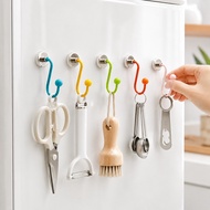 Magnetic Dopamine Color Silicone Ball S-Shaped Hook Iron Furniture Refrigerator Sticker High Load-Be