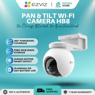 EZVIZ Battery-Powered Pan & Tilt Wi-Fi Camera HB8 4MP 10400mAh 49ft Night Vision Built-In 32GB