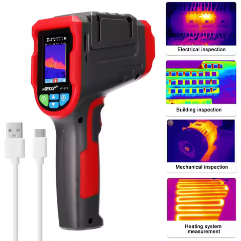 NF-521 Handheld Infrared Thermal Imager Portable IR Camera -10~400℃ Temperature Heating Detector Dig