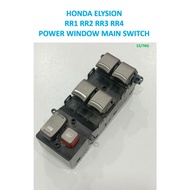 HONDA ELYSION RR1 RR2 RR3 RR4 POWER WINDOW MAIN SWITCH SUIS BUKAK TINGKAP 35750-SJK-J01