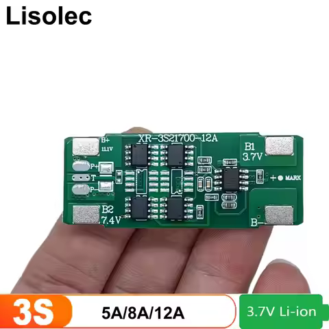3S 21700 BMS 12A 8A 5A Charging Module 11.1V 12V Li-ion Lithium Battery Charge Board Protection Boar