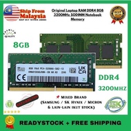 Original Laptop RAM DDR4 8GB 3200MHz SODIMM Notebook Memory