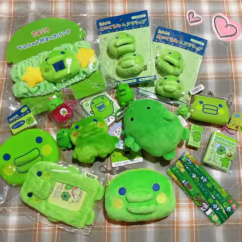 ‌In Stock Tamagotchi Keychain Cute Cartoon Stickers Crossbody Bag Gachapon Peripherals Ornament Frie