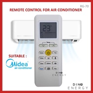 MIDEA  Replacement | MIDEA Remote Control FOR Air Cond Aircond Air Conditioner | Model : RG-70