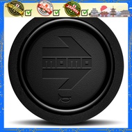 MOMO Horn Button [Arrow Black Leather] MOMO ARROW BLACK LEATHER (with Center Ring) HBR-06