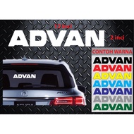 ADVAN cutting sticker