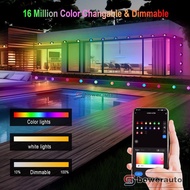 LED Colourful Eaves Light Waterproof Remote Control Courtyard Decorative String Lights Christmas Fes