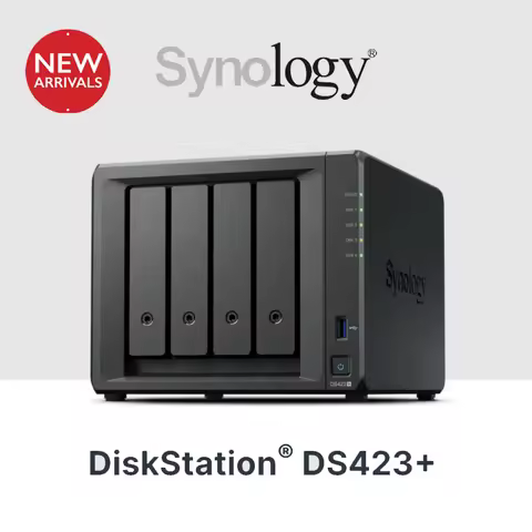 Synology DS423+ 4 Bay NAS Disk Station 2GB DDR4 Network Cloud Storage Server Small Business Home Off