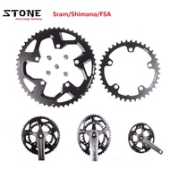 STONE Double Chainring 110B BCD 5 Bolts For SRAM/ROTOR /FSA K FORCE /QUARD