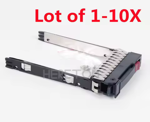 lOT 1-10X 2.5" SAS SATA Hard Drive Tray Caddy Sled for HP Proliant DL580 DL380 DL360 Gen5 G5 G6 G7 G