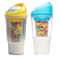 Portable Cereal Cup Leak-proof Cereal & Milk Container To Go Separation Cup For Breakfast