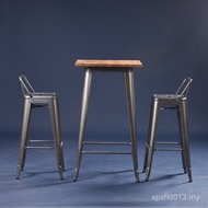 Negotiation Table Workbench Furniture Designer Dining Table Can Be Customized Old LOFT Cafe Iron Bar