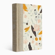 ESV Large Print Compact Bible: Red Letter Hardcover, Spring Bloom Design