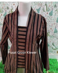 Baju Lurik Couple - Sarimbit-Lurik Jawa Pria Wanita-Adat jawa- Lurik Jawa- Surjan Jawa Pria Wanita