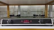 LRC Kompor 2 Tungku LRC Kaca Hitam Gas