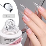 BORN PRETTY 60g Clear Non-Stick Hand Extension Gel Polish Milky White Quick Solid Buliding 3D Sculpt