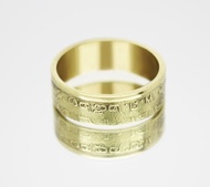 泰國硬幣戒指 50 satang 1980 年男士硬幣戒指 女士硬幣戒指