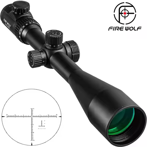 Tactical 8-32X56 E Air Rifle Optics Red Dot Green Sniper Scope Compact Riflescopes Hunting Scopes Wi